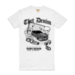 Men THRT DENIM Noir T-Shirt OD