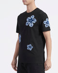 Men ROKU STUDIO Denim Patch Tear T-Shirt