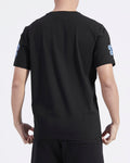 Men ROKU STUDIO Denim Patch Tear T-Shirt