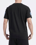 Men ROKU STUDIO Denim Patch Tear T-Shirt