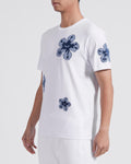 Men ROKU STUDIO Denim Patch Tear T-Shirt