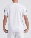 Men ROKU STUDIO Denim Patch Tear T-Shirt