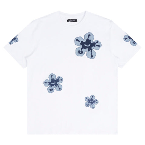 Men ROKU STUDIO Denim Patch Tear T-Shirt