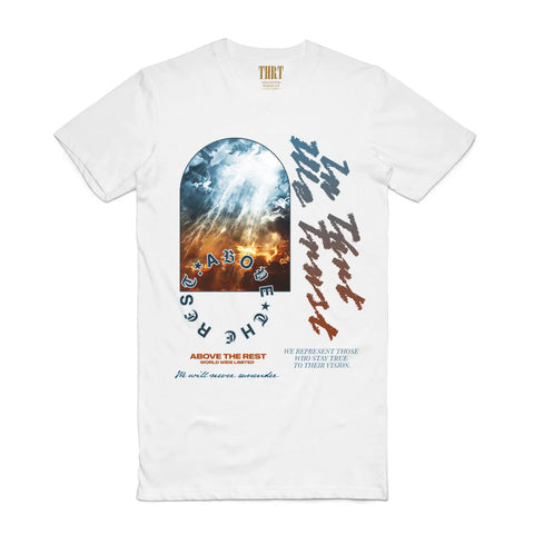 Men THRT DENIM Above The Clouds T-Shirt OD