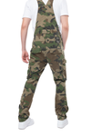 Men SMOKE RISE Handle Cargo Pocket Canvas Overall