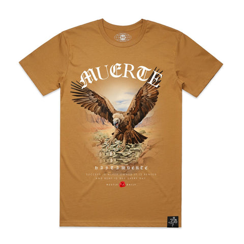 Men HASTA MUERTE Vulture Muerte T-Shirt