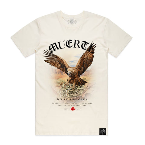 Men HASTA MUERTE Vulture Muerte T-Shirt