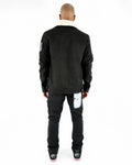 Men SMUGGLERS MOON Black Suede Jacket