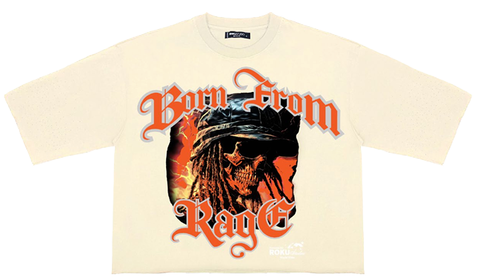 Men ROKU STUDIO Born From Rage Cropped Drop Shirt