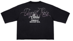 Men ROKU STUDIO Elegant Rain Drop Shoulder Cropped T-Shirt