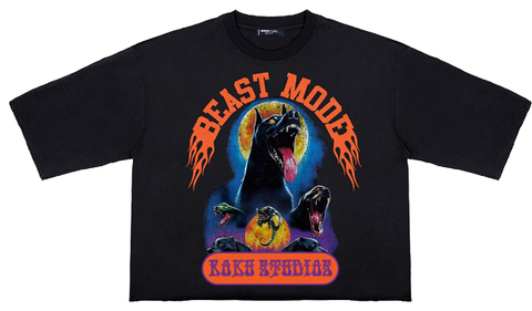 Men ROKU STUDIO Beast Mode Cropped Drop Shirt