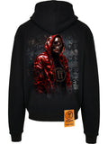 Men FORGOTTEN FACES Urban Skeleton Rose Gold Hoodie