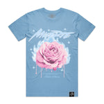 Men HASTA MUERTE Watercolor Rose T-Shirt