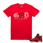 Men HASTA MUERTE Rose God Bless The Real T-Shirt