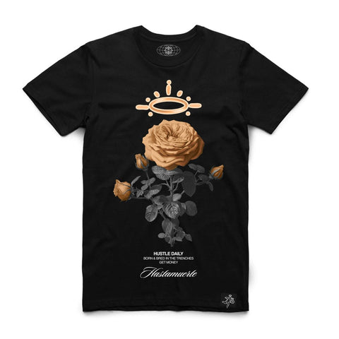 Men HASTA MUERTE MT Tan Rose T-Shirt