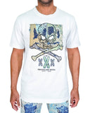 Men SMUGGLERS MOON Rebel Bones Patch T-Shirt