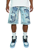Men SMUGGLERS MOON Thread-Stitched Short
