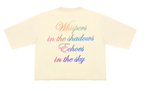 Men ROKU STUDIO Saint Tears Drop Shoulder Cropped T-Shirt