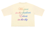 Men ROKU STUDIO Saint Tears Drop Shoulder Cropped T-Shirt