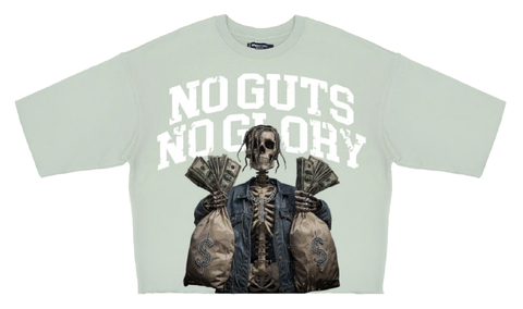 Men ROKU STUDIO No Guts Cropped T-Shirt