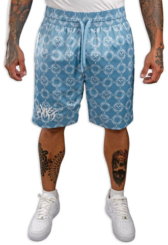Men JUREN Friso AOP Knit Shorts