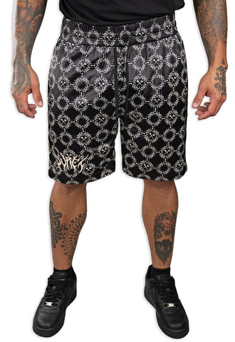 Men JUREN Friso AOP Knit Shorts