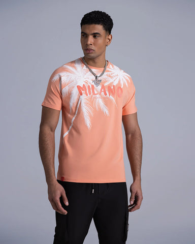 Men MILANO Palm Tree T-Shirt