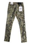 Kids OPS Slim-Fit Fray Camo Pants