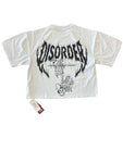 Men FIFTH LOOP 'Disorder' Heavy Weight Cropped T-Shirt