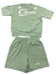 Men CHOSEN Crew SS And French Terry Short Set