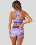 Women PSD Bunny Y2K Purple Shorts