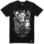 Men HASTA MUERTE Soldier Collage T-Shirt