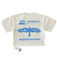 Men FIFTH LOOP 'Volume' Heavy Weight Cropped T-Shirt