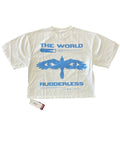 Men FIFTH LOOP 'Volume' Heavy Weight Cropped T-Shirt