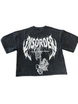 Men FIFTH LOOP 'Disorder' Heavy Weight Cropped T-Shirt