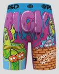 Men PSD Rick & Morty Pickle Trip Boxer