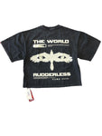 Men FIFTH LOOP 'Volume' Heavy Weight Cropped T-Shirt
