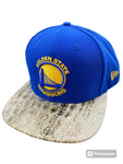 NEW ERA 9Fifty Golden State Warriors Croc Canvas Snapback