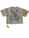 Men FIFTH LOOP 'Vibrant' Heavy Weight Cropped T-Shirt