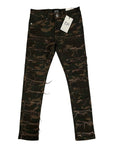 Kids OPS Slim-Fit Fray Camo Pants