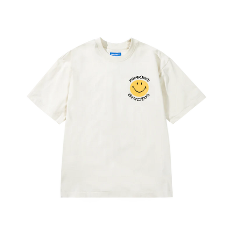 Men MARKET Smiley Arc T-Shirt