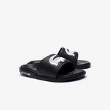 Men LACOSTE Croco Dualiste Logo Strap Slides