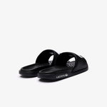 Men LACOSTE Croco Dualiste Logo Strap Slides