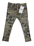 Little Kids OPS Slim-Fit Fray Camo Pants