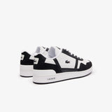 Men LACOSTE T-Clip Logo Leather Sneakers