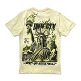 Men DENIMICITY Liberty Drowning Stoned Out Oversize T-Shirt