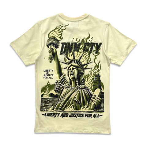 Men DENIMICITY Liberty Drowning Stoned Out Oversize T-Shirt