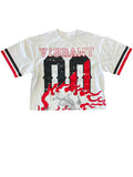 Men FIFTH LOOP 'Vibrant' Heavy Weight Cropped T-Shirt