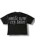 Men BKYS Smile Now Cropped T-Shirt