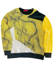 Men VIE+RICHE Canary Grid Sweater